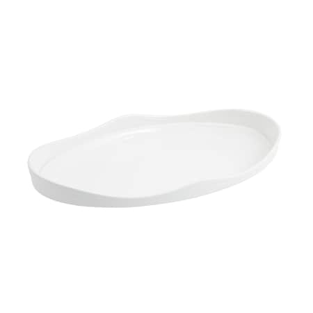 Bon Chef Euro Round Bowl 3Qts. 18"L X 11"W X 2 1/2"Deep (Dsp) 53203IVORY